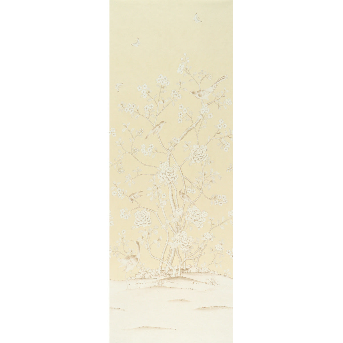 Purchase 5015443 | Chinois Palais Panel, Butter - Schumacher Wallpaper