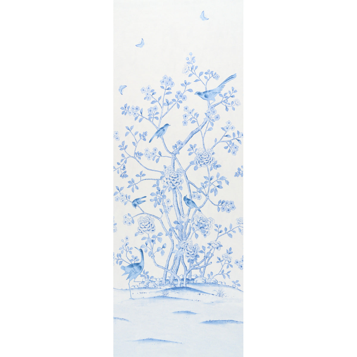 Purchase 5015444 | Chinois Palais Panel, Porcelain - Schumacher Wallpaper