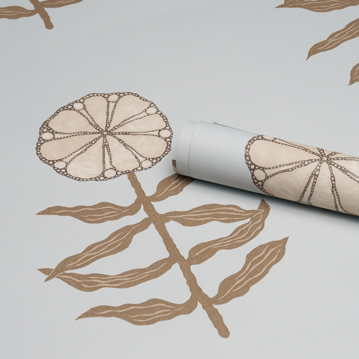 Purchase 5015453 | Pretty Petals, Sky - Schumacher Wallpaper