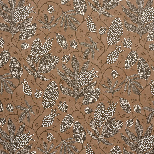Purchase 5015465 | Polka Dot Jungle, Teracotta - Schumacher Wallpaper