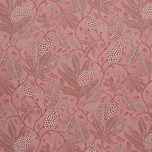 Purchase 5015466 | Polka Dot Jungle, Raspberry - Schumacher Wallpaper