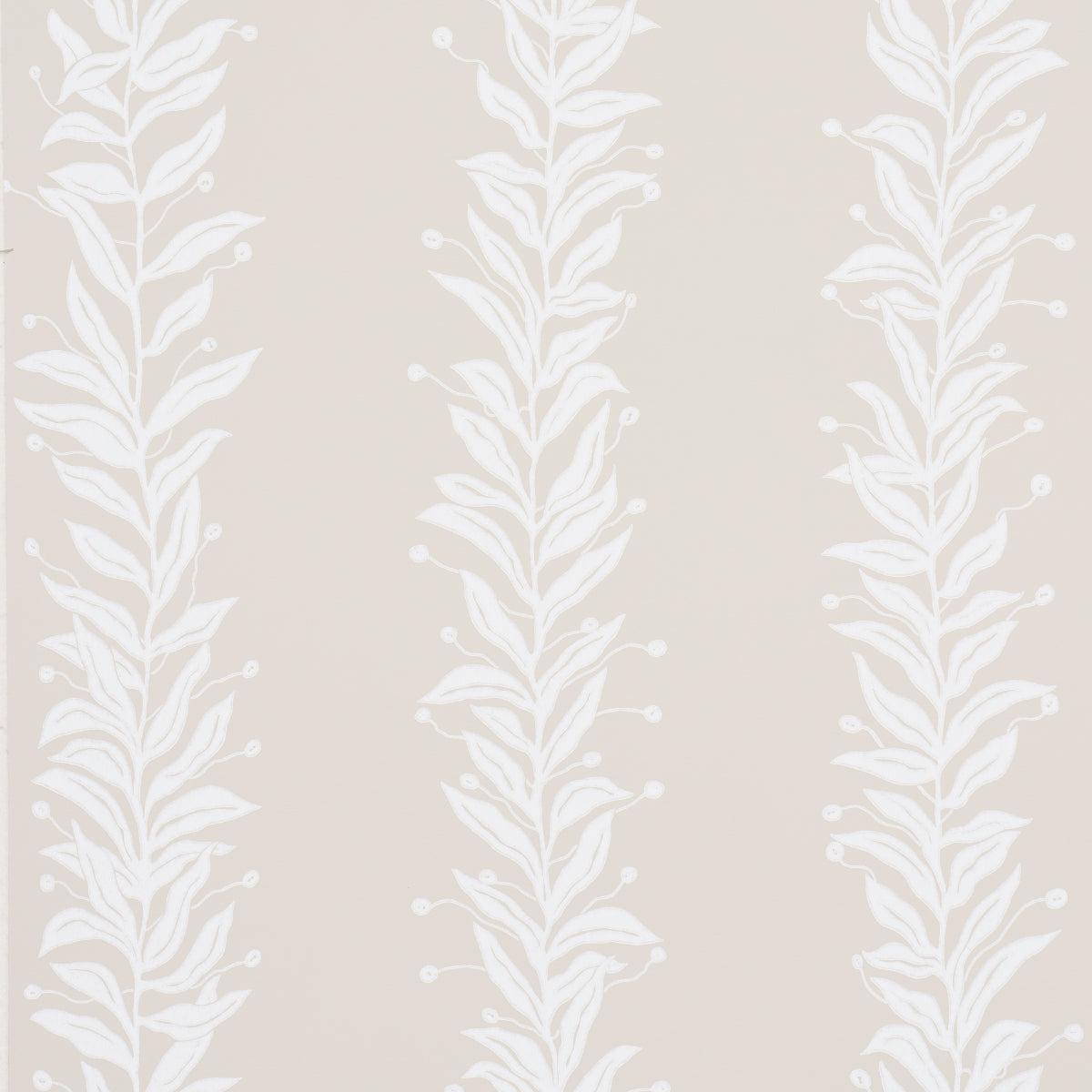 Purchase 5015491 | Tendril Stripe, Natural - Schumacher Wallpaper