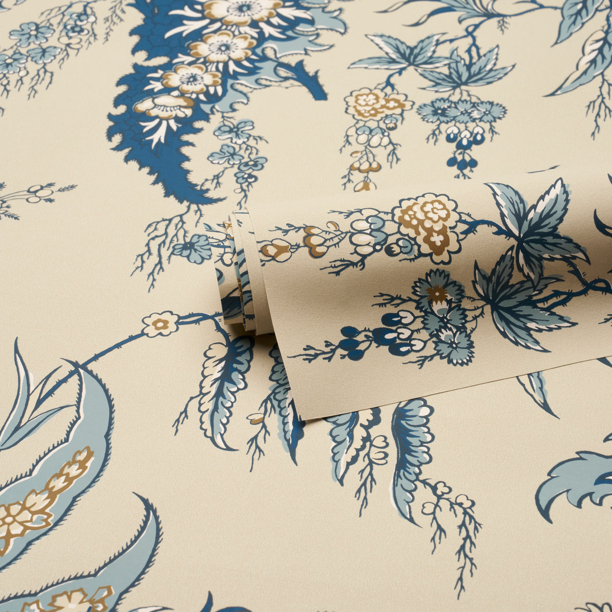 Purchase 5015501 | Apolline Botanical, Ciel & Marine - Schumacher Wallpaper