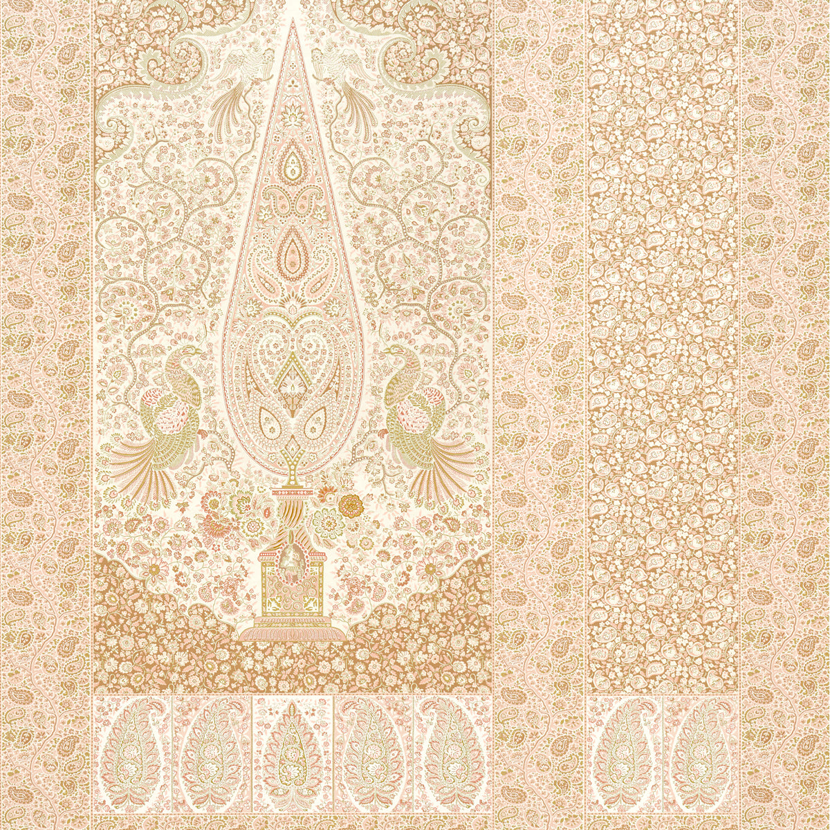 Purchase 5015512 | Colmery Paisley Panel Set, Ptale - Schumacher Wallpaper