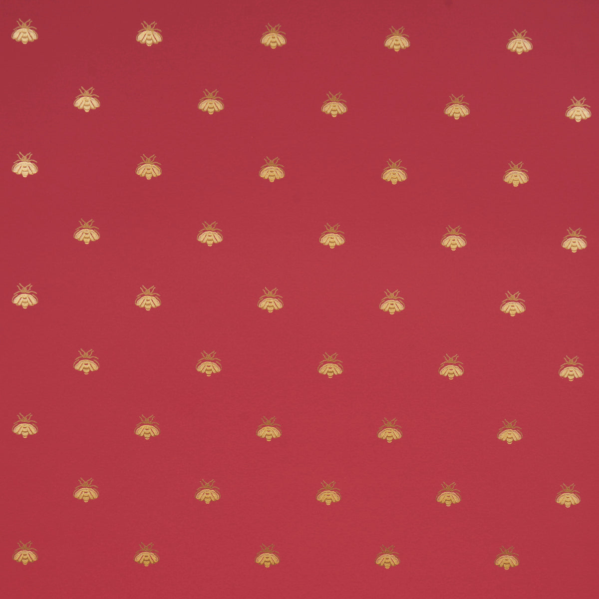 Purchase 5015532 | Hubert'S Bees, Rouge & Gold - Schumacher Wallpaper