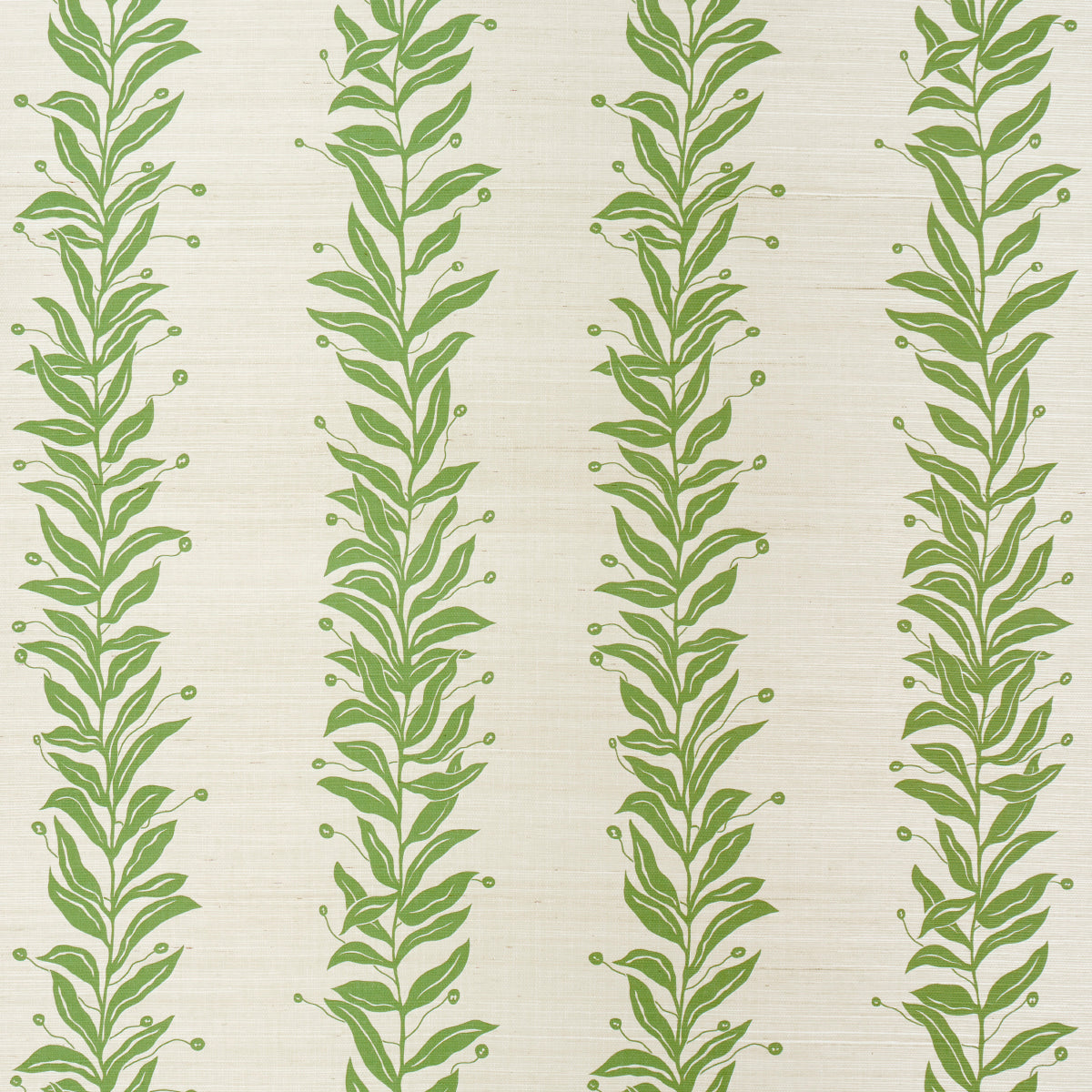 Purchase 5015560 | Tendril Stripe Sisal, Olive - Schumacher Wallpaper