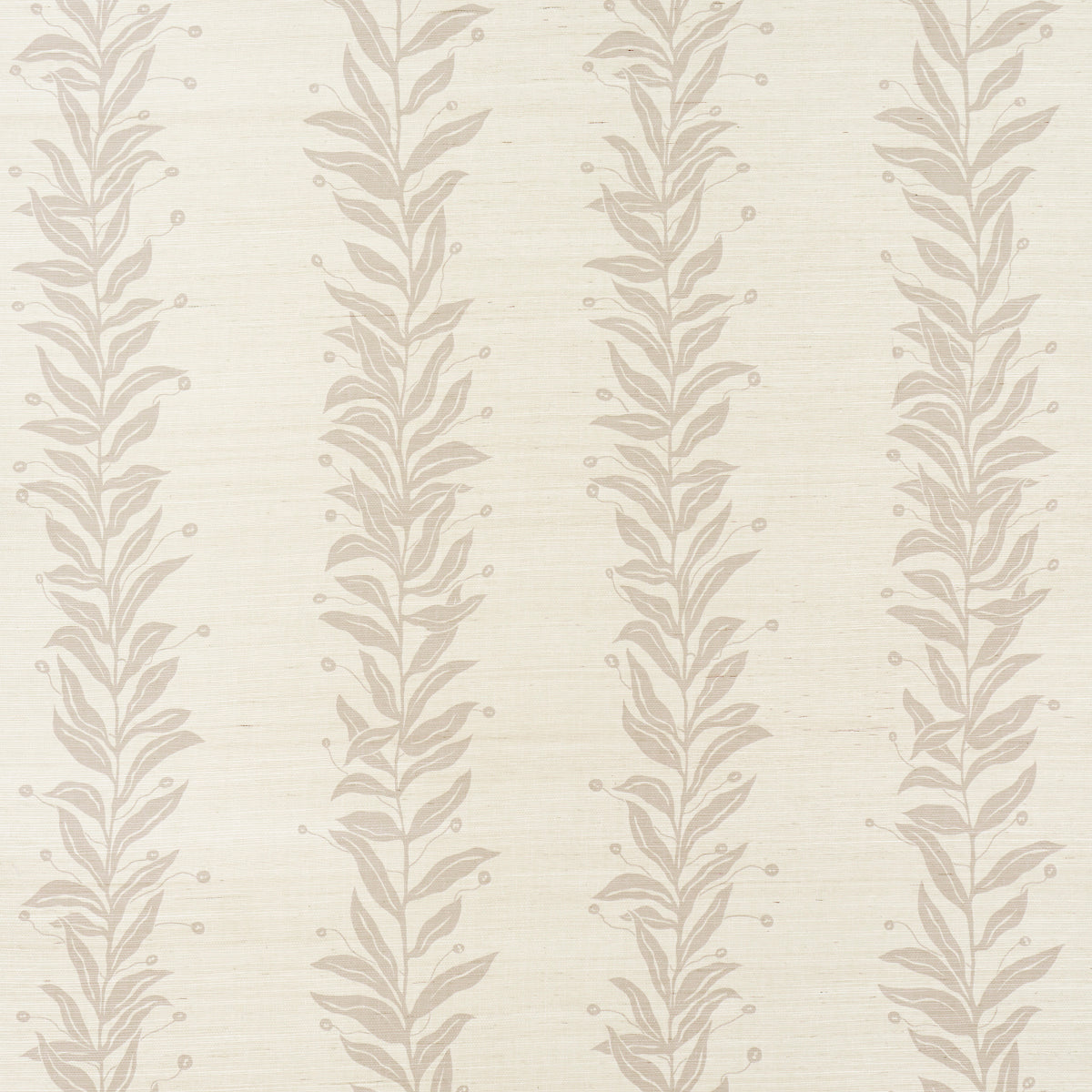 Purchase 5015561 | Tendril Stripe Sisal, Natural - Schumacher Wallpaper