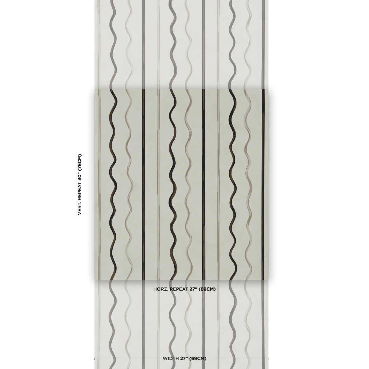 Purchase 5015571 | Affogato, Ivory & Carbon - Schumacher Wallpaper