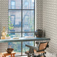 Purchase 5015610 | Drifting Grid, Black - Schumacher Wallpaper