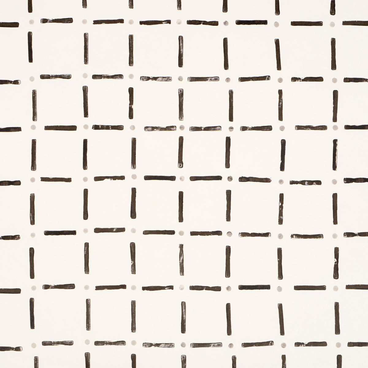 Purchase 5015610 | Drifting Grid, Black - Schumacher Wallpaper