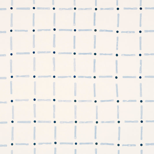 Purchase 5015611 | Drifting Grid, Sky - Schumacher Wallpaper