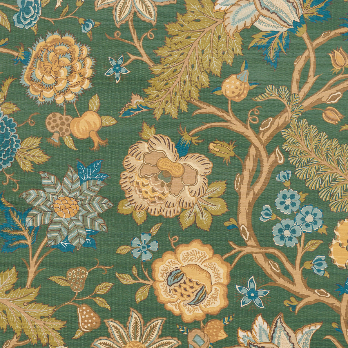 Purchase 5015641 | Darsy Tree Of Life Sisal, Juniper - Schumacher Wallpaper