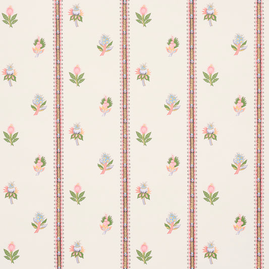 Purchase 5015660 | Les Fleurs Exotiques, Antique Rose - Schumacher Wallpaper