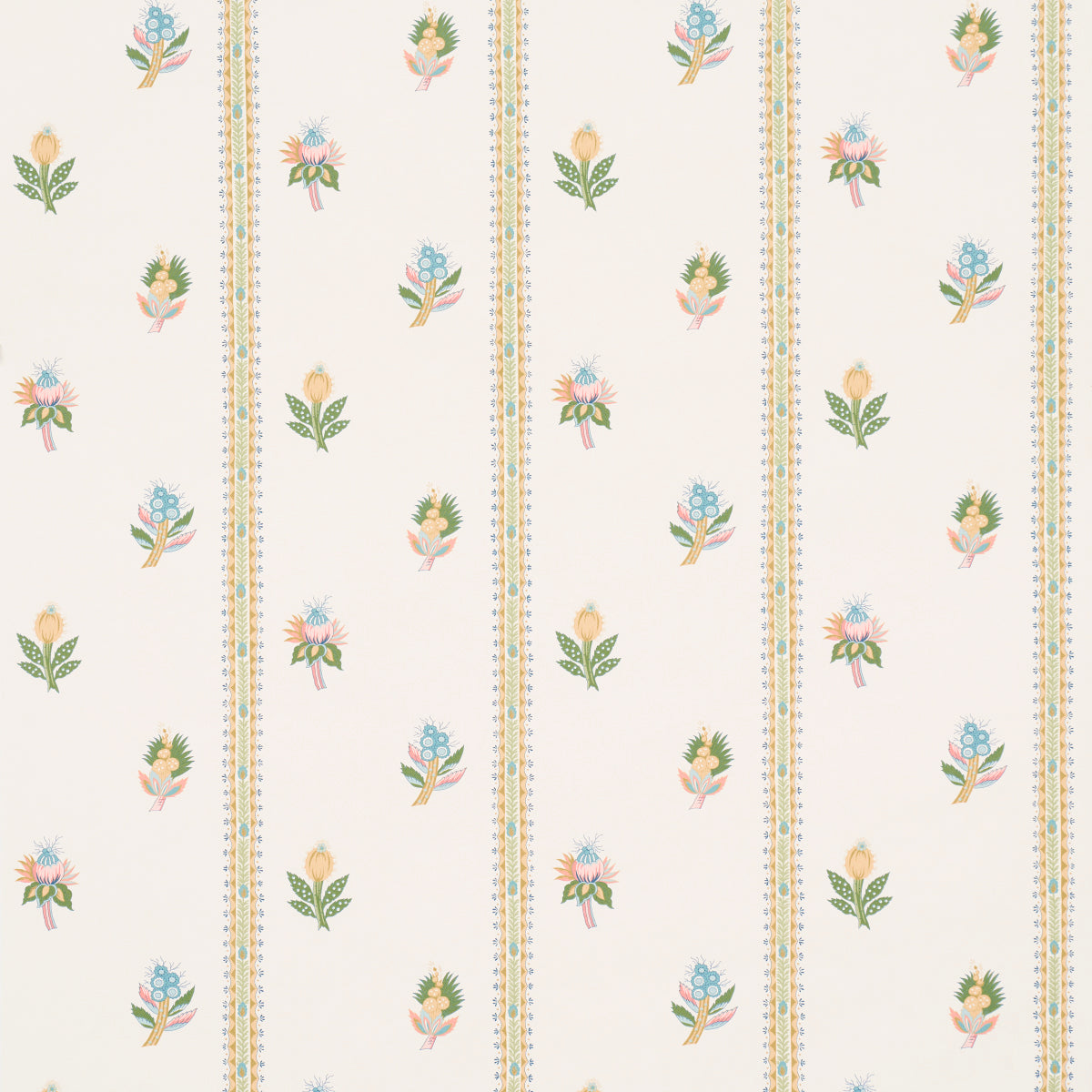 Purchase 5015661 | Les Fleurs Exotiques, Citron - Schumacher Wallpaper