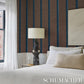 Purchase 5015710 | Axel Fringe Wallcovering, Peacock/Brown - Schumacher Wallpaper