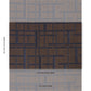 Purchase 5015721 | Axel Plaid Wallcovering, Navy/Espresso - Schumacher Wallpaper