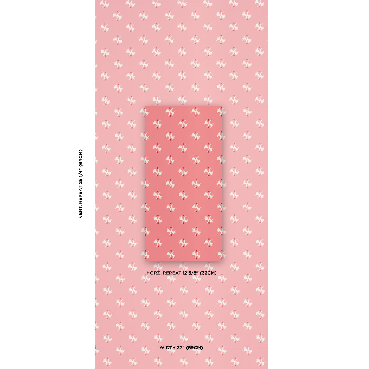Purchase 5015730 | Lavigne, Rouge - Schumacher Wallpaper
