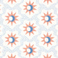 Purchase 5015761 | Lucie, Clay & Blue - Schumacher Wallpaper