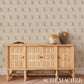 Purchase 5015780 | Kin Sisal Embroidery, Hazel On Ivory - Schumacher Wallpaper