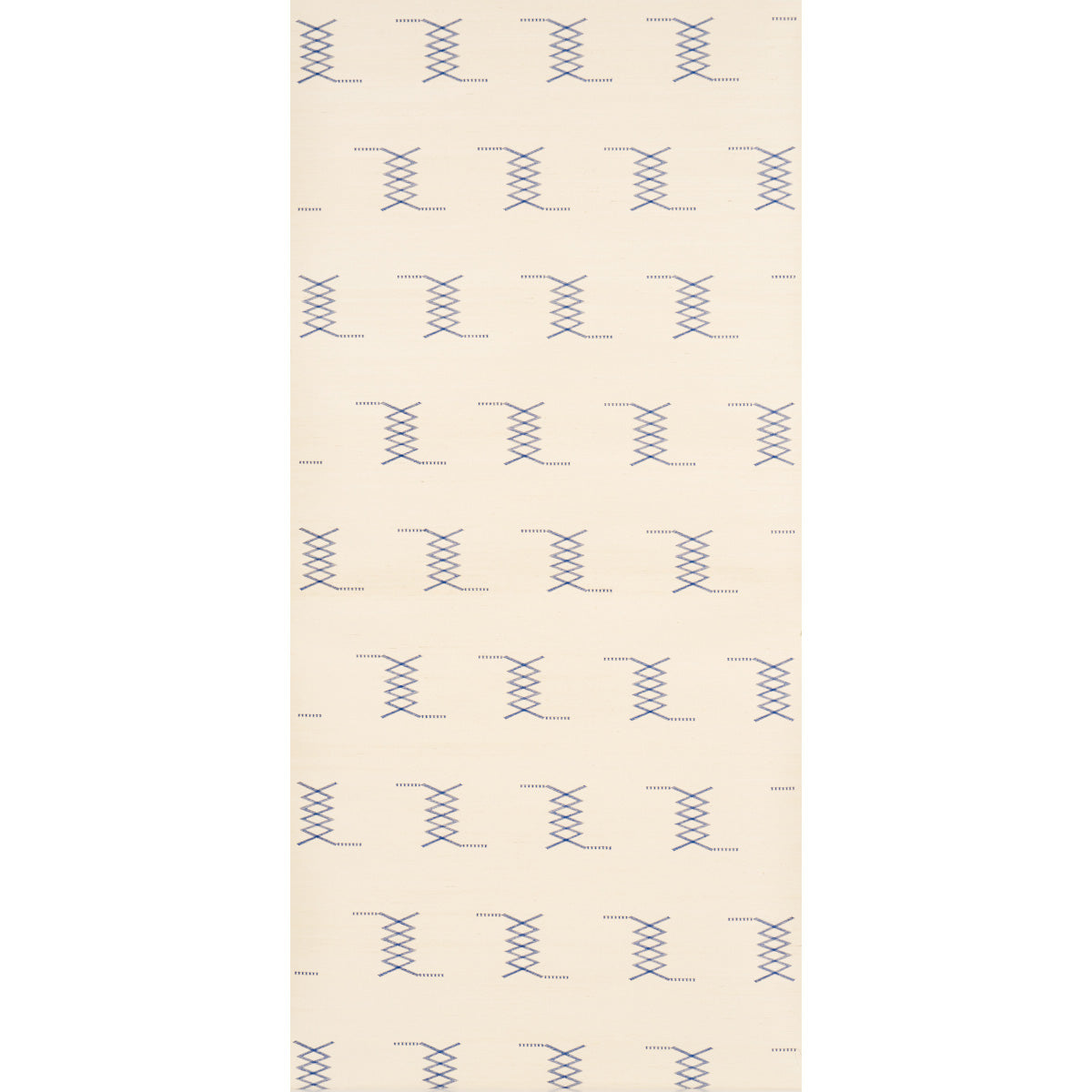 Purchase 5015781 | Kin Sisal Embroidery, Ink On Ivory - Schumacher Wallpaper