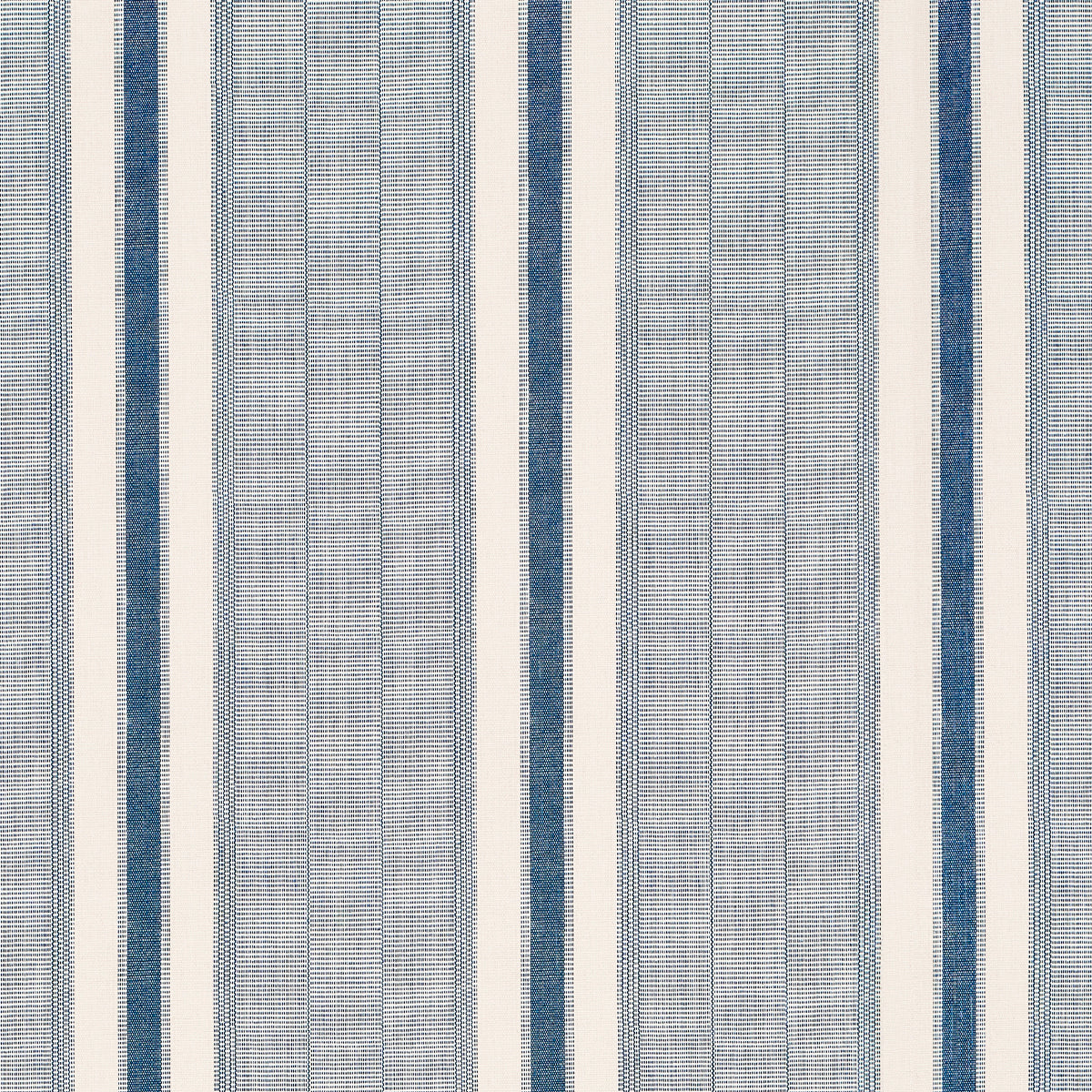 Purchase 5015801 | Ipala Stripe Vinyl, Ocean - Schumacher Wallpaper
