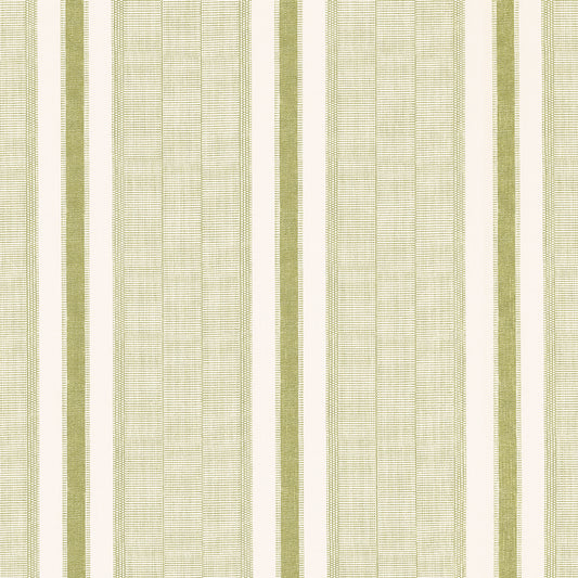 Purchase 5015802 | Ipala Stripe Vinyl, Fern - Schumacher Wallpaper