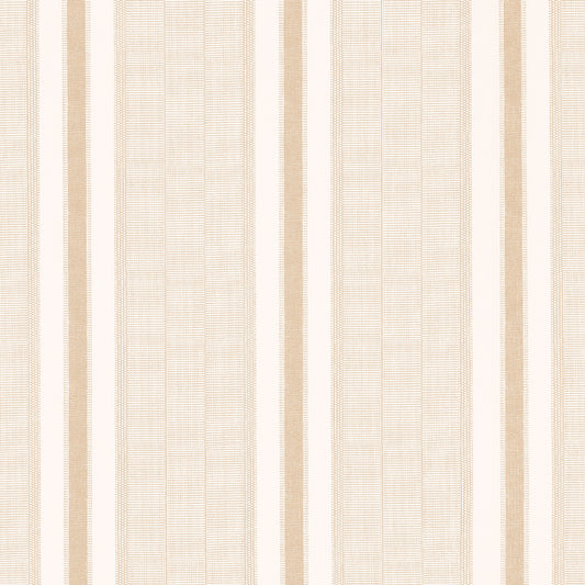 Purchase 5015805 | Ipala Stripe Vinyl, Bisque - Schumacher Wallpaper
