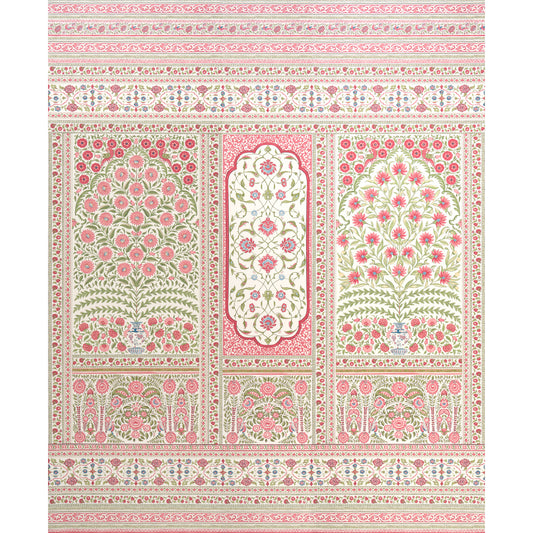 Purchase 5015831 | Montecito Panel Set, Red - Schumacher Wallpaper