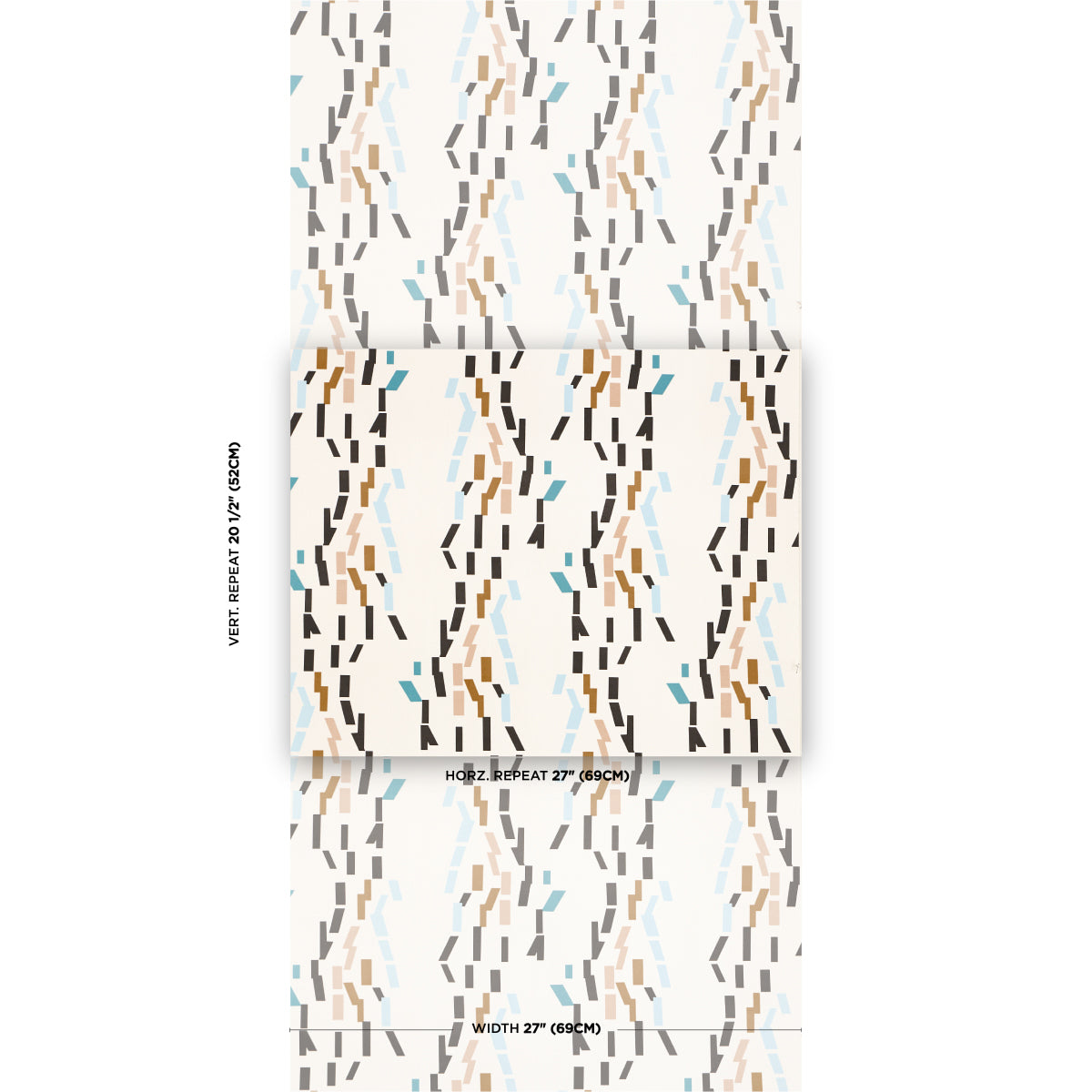 Purchase 5015871 | Confetti, Teal - Schumacher Wallpaper