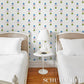 Purchase 5015882 | Forget Me Dots, Blue & Plum - Schumacher Wallpaper