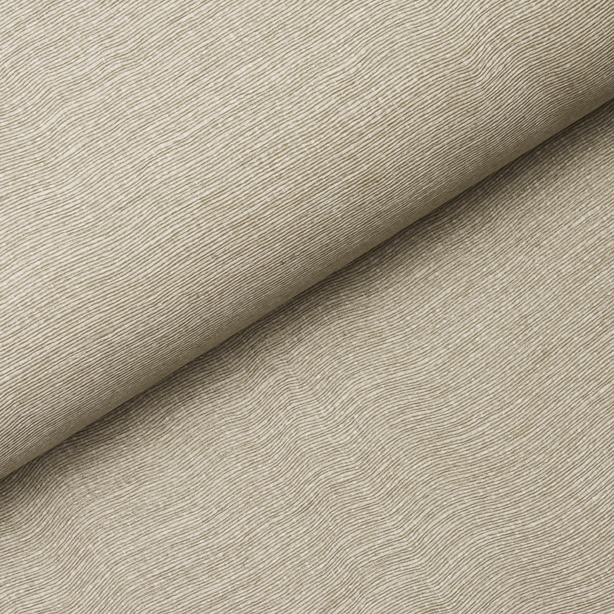 Purchase 5015894 | Linen Plissé Wallcovering, Natural - Schumacher Wallpaper