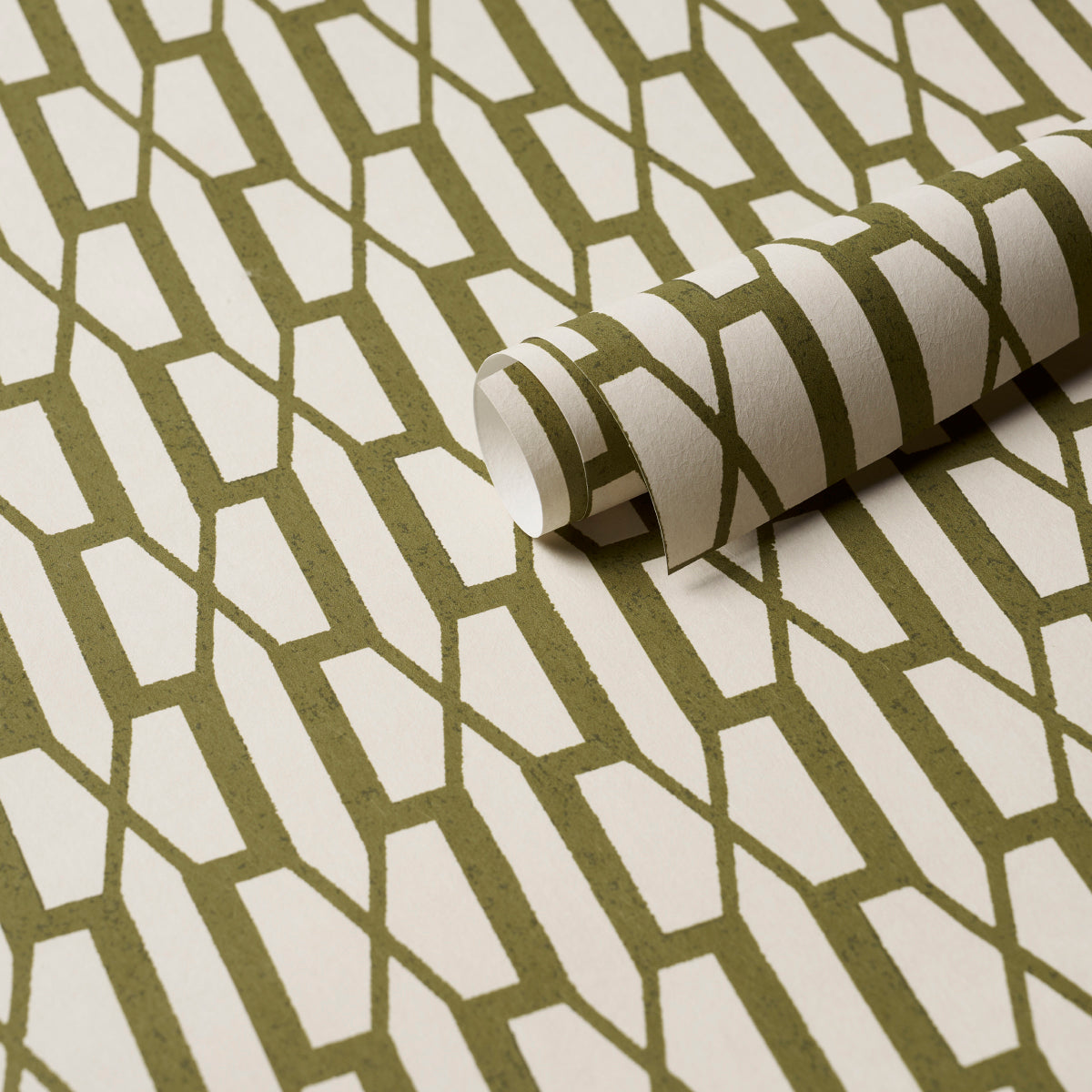 Purchase 5015910 | Belvedere, Olive - Schumacher Wallpaper