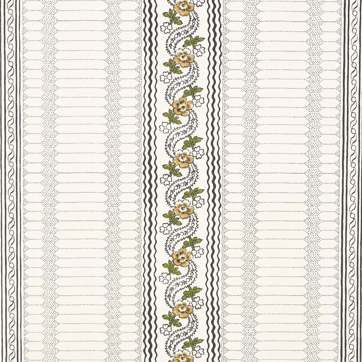 Purchase 5015931 | Serena Stripe, Ochre - Schumacher Wallpaper