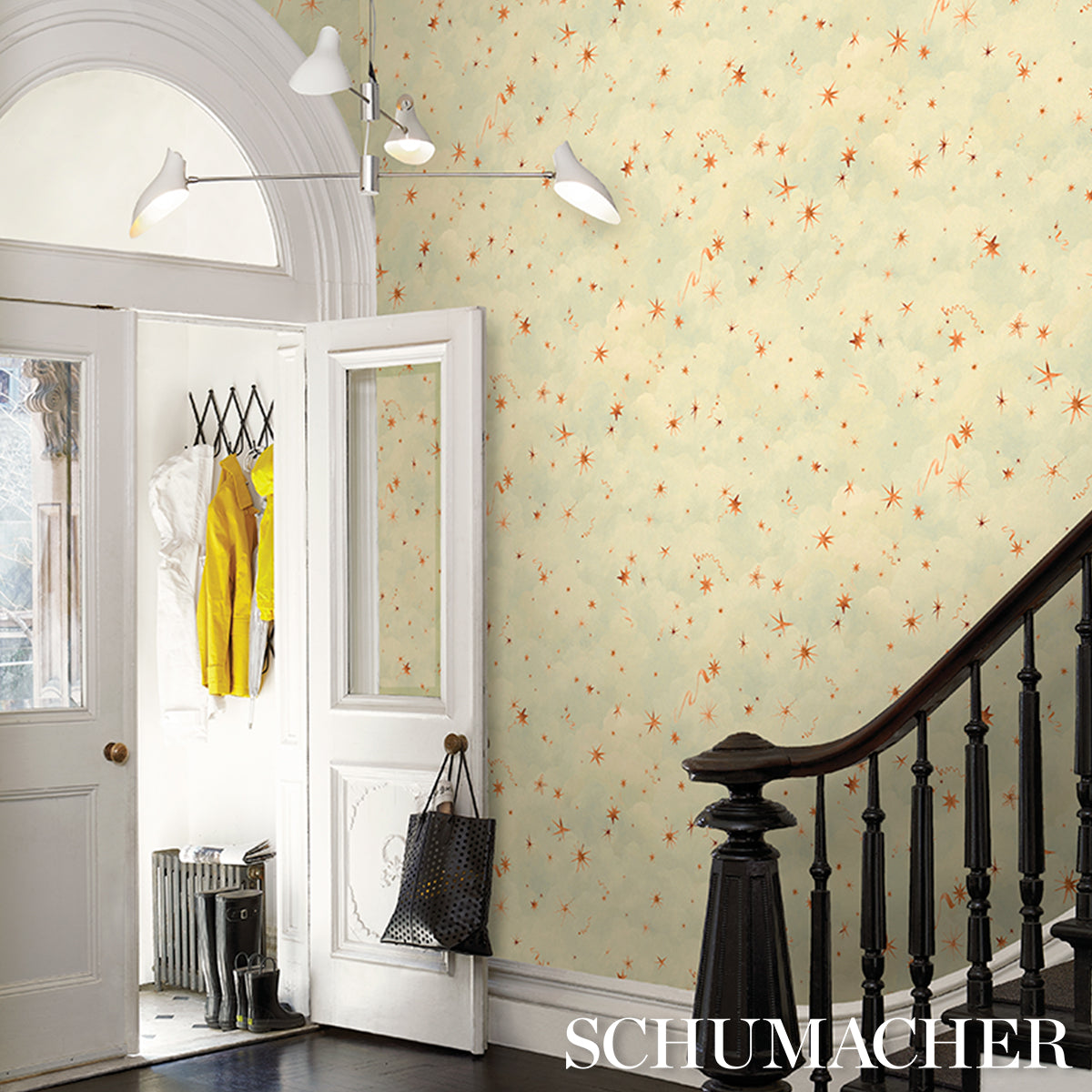 Purchase 5016012 | Luminaries, Dusk - Schumacher Wallpaper