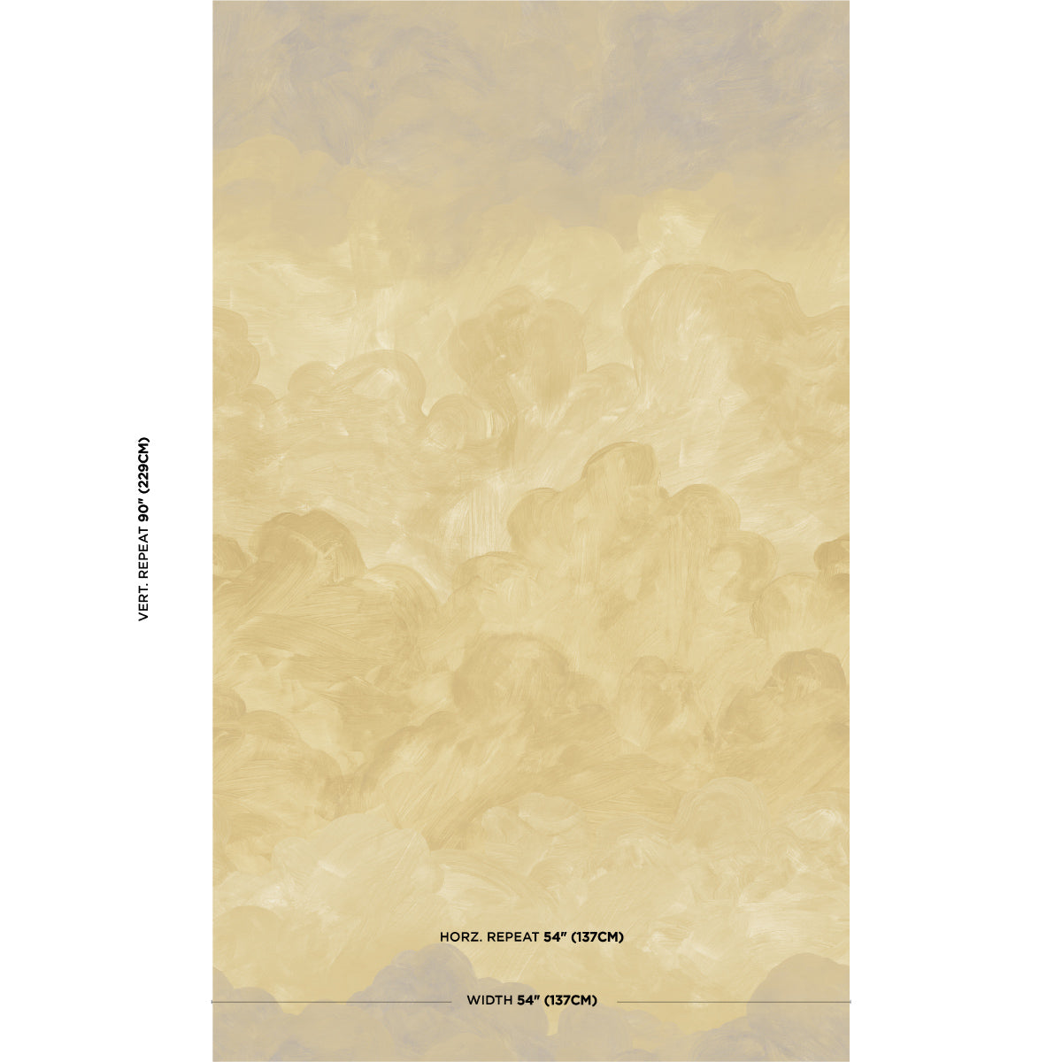 Purchase 5016020 | Painted Sky, Sunbeam - Schumacher Wallpaper