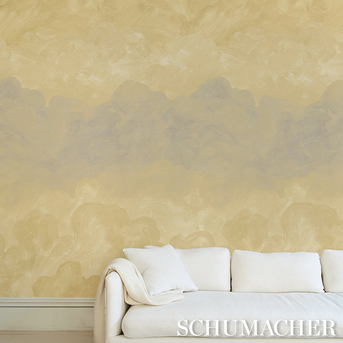 Purchase 5016020 | Painted Sky, Sunbeam - Schumacher Wallpaper