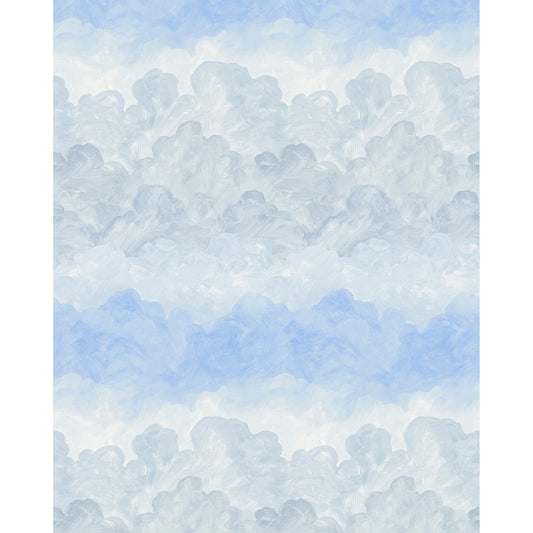 Purchase 5016021 | Painted Sky, Clear Blue - Schumacher Wallpaper