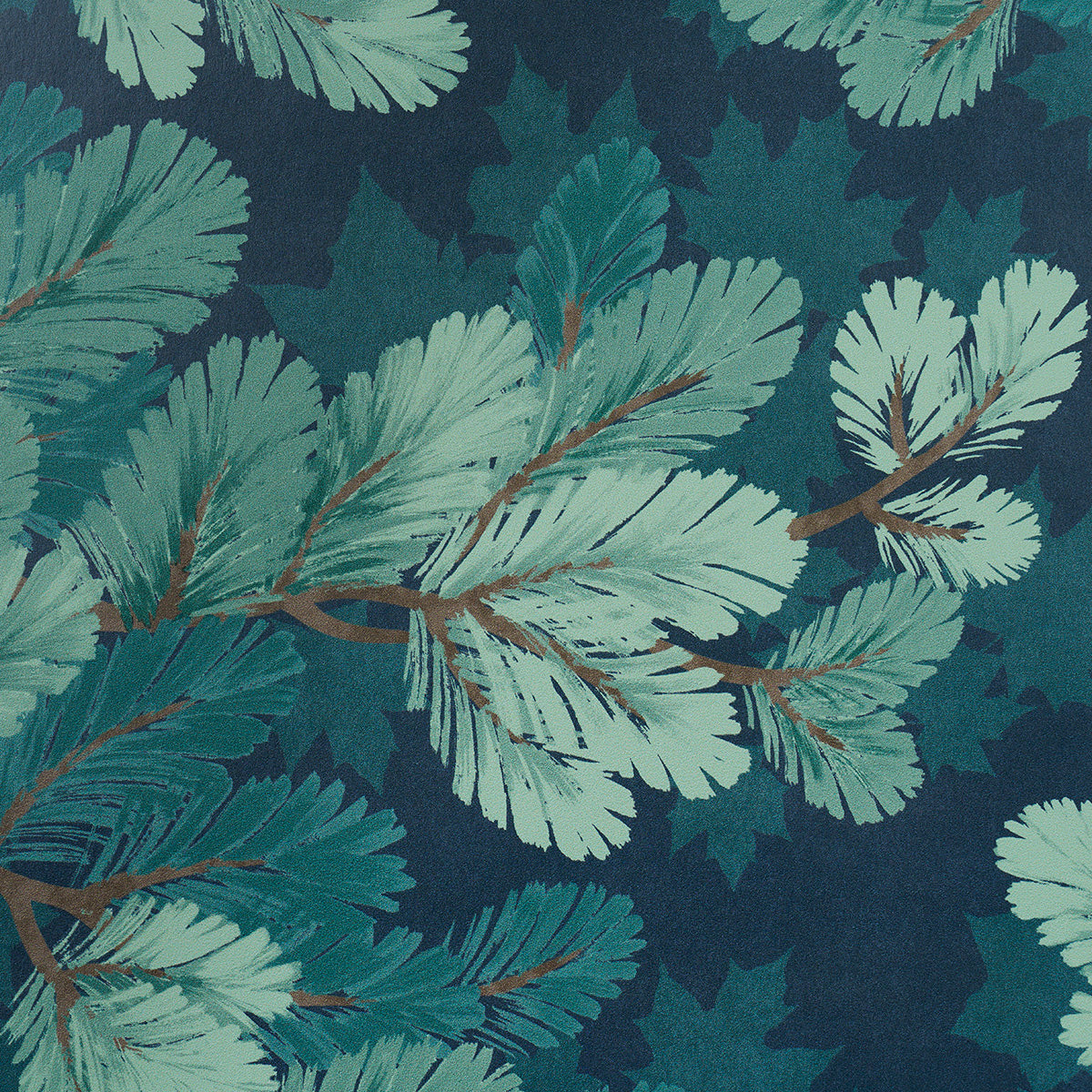 Purchase 5016070 | Covey Hedge, Midnight - Schumacher Wallpaper