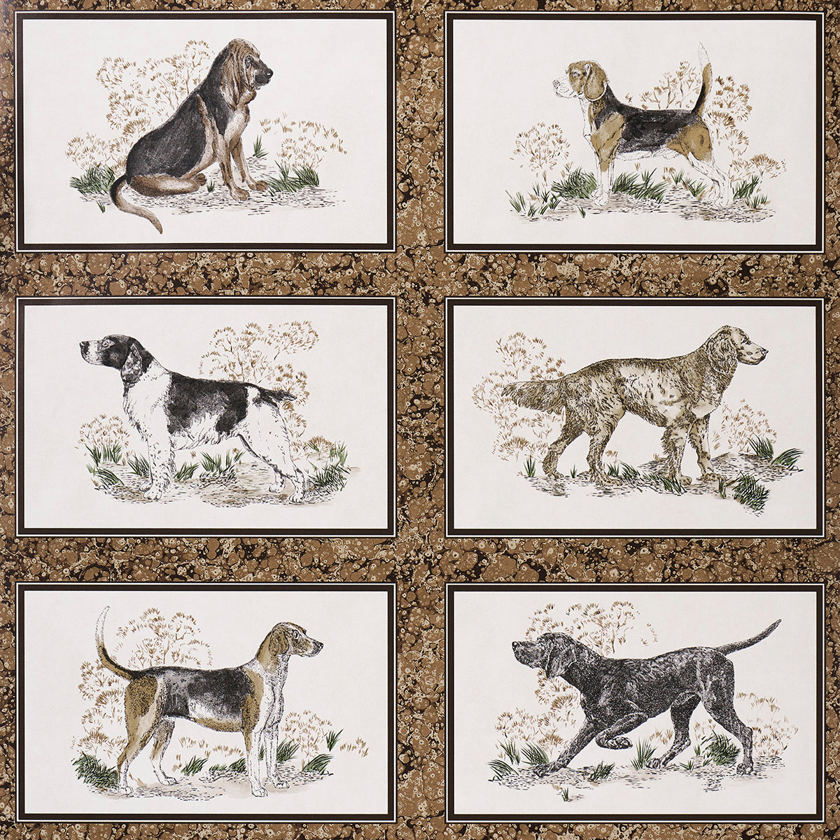 Purchase 5016081 | Chaser’S Legacy, Bark - Schumacher Wallpaper