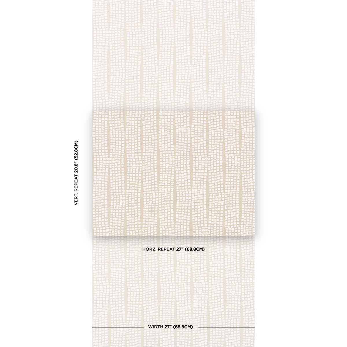 Purchase 5016112 | Noland Vinyl, Birch - Schumacher Wallpaper