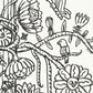 Purchase 5016141 | Edward Steed'S Towers Of Flowers, Black & White - Schumacher Wallpaper