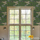 Purchase 5016151 | Margaret Schloeman'S Fox Chase, Navy & Green - Schumacher Wallpaper