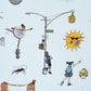 Purchase 5016172 | Joana Avillez'S Street Scenes, Multicolor On Sky Blue - Schumacher Wallpaper