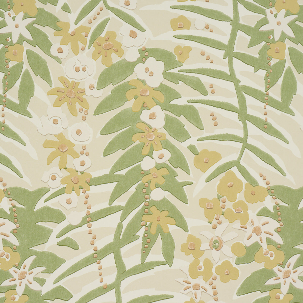 Purchase 5016251 | Ashbee Botanical, Citron - Schumacher Wallpaper