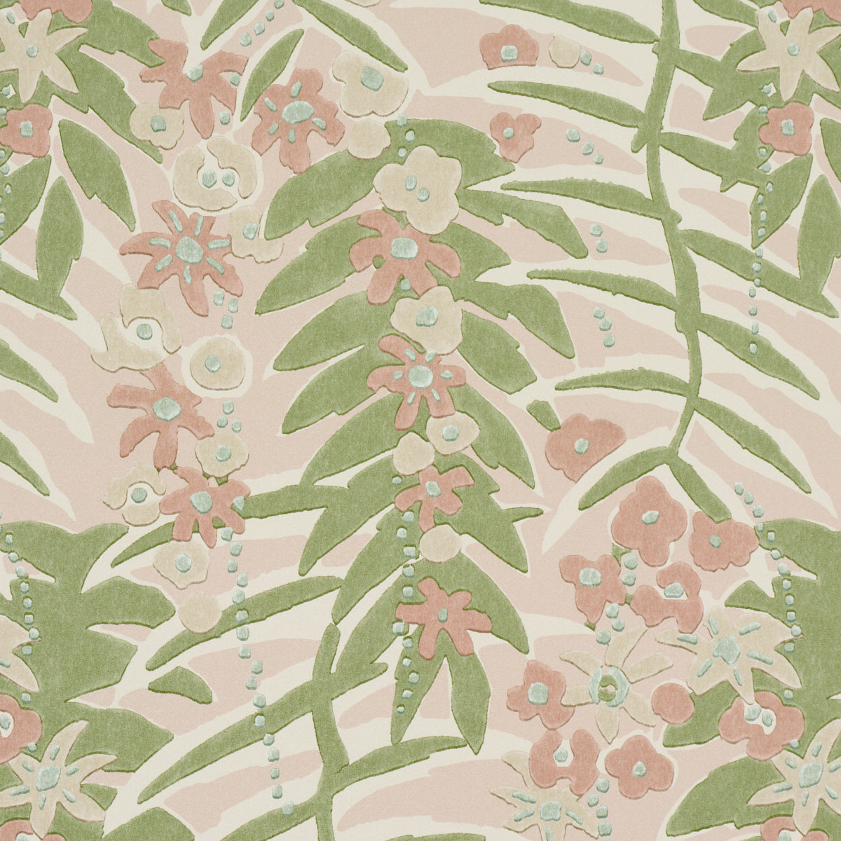 Purchase 5016252 | Ashbee Botanical, Petal - Schumacher Wallpaper