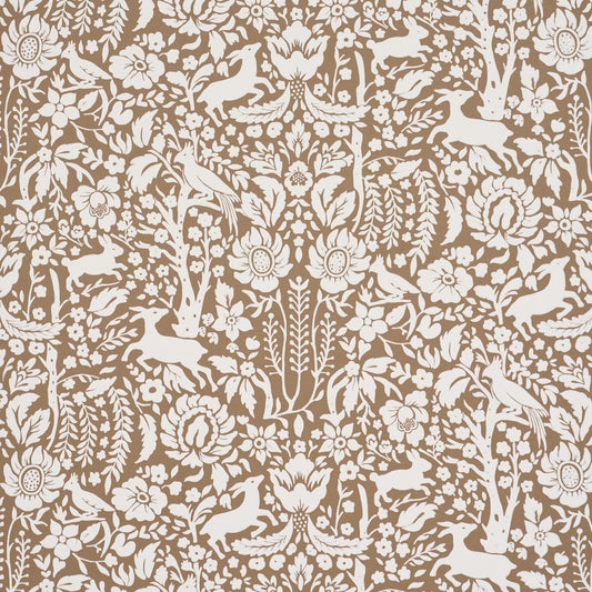 Purchase 5016260 | Deerfield, Mocha - Schumacher Wallpaper