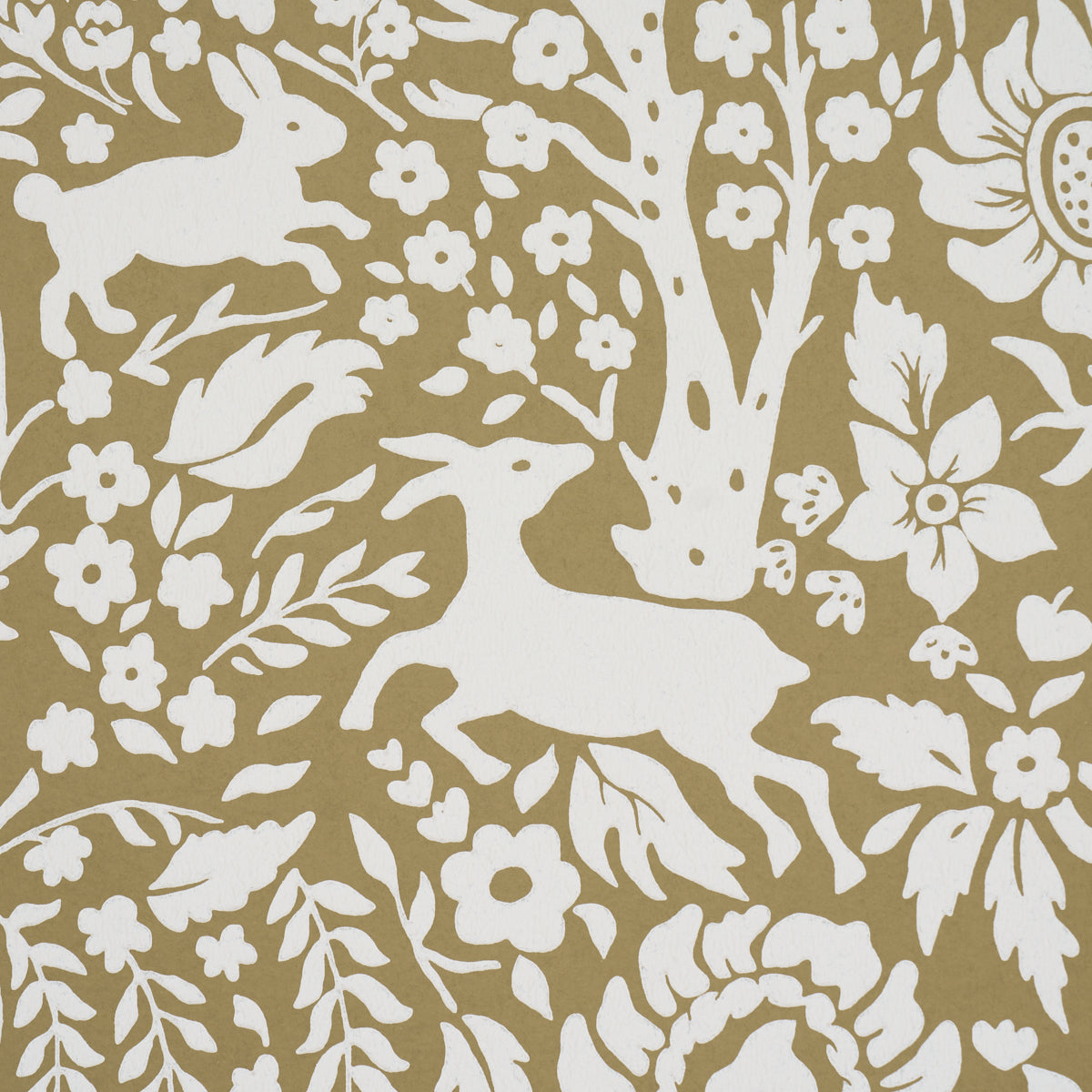 Purchase 5016261 | Deerfield, Moss - Schumacher Wallpaper