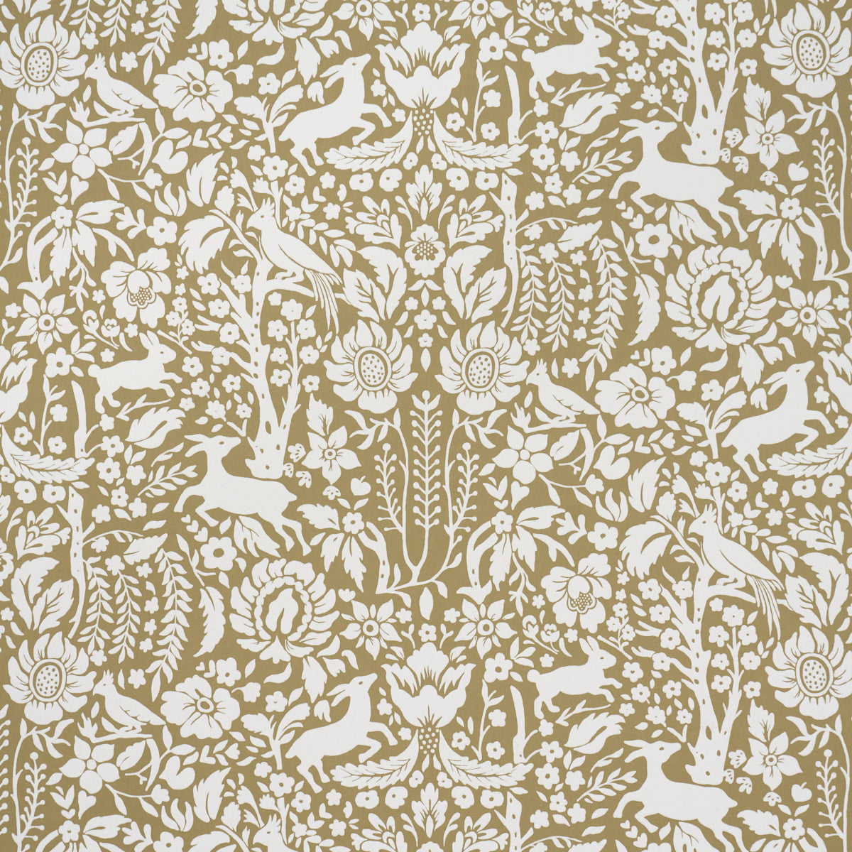 Purchase 5016261 | Deerfield, Moss - Schumacher Wallpaper