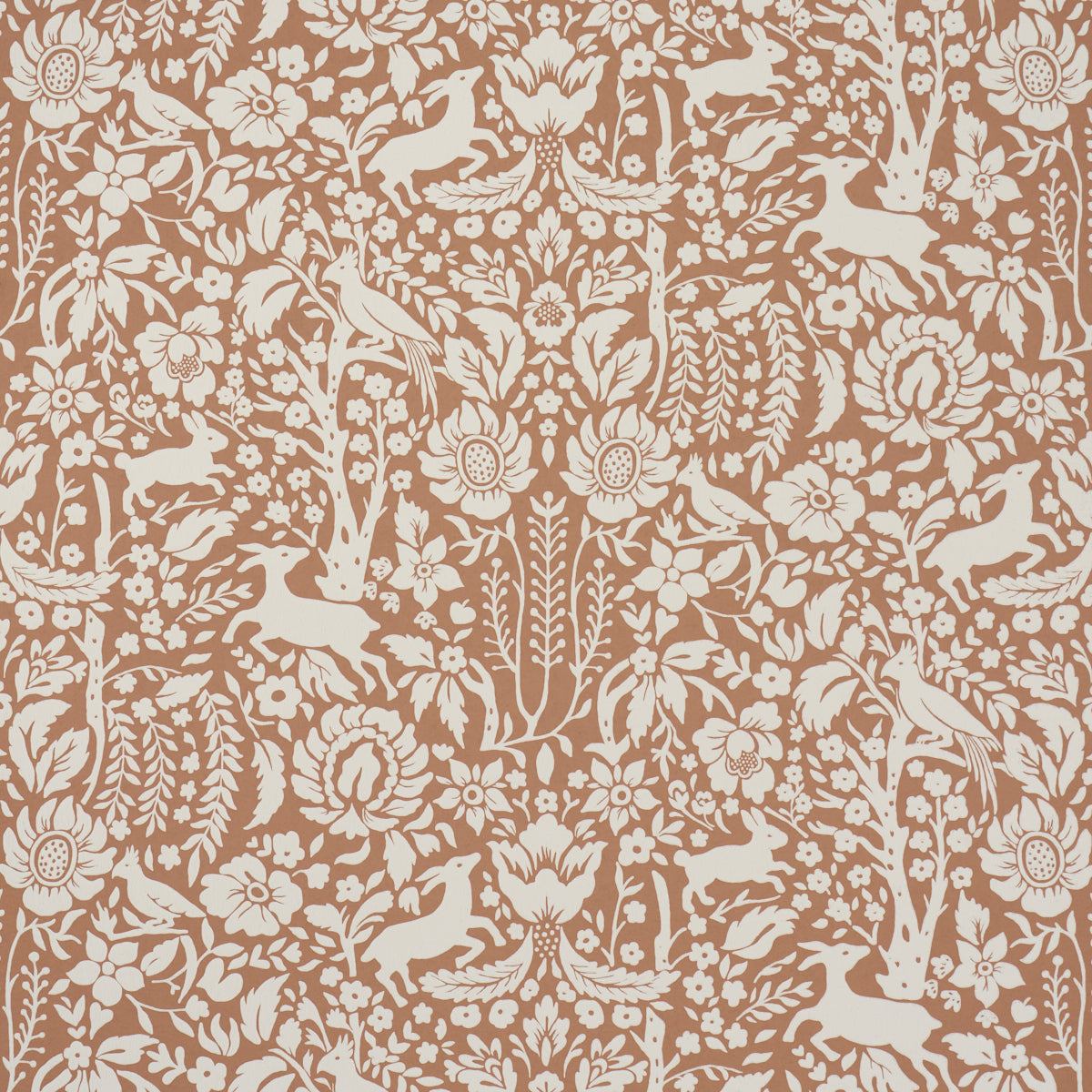 Purchase 5016262 | Deerfield, Spice - Schumacher Wallpaper