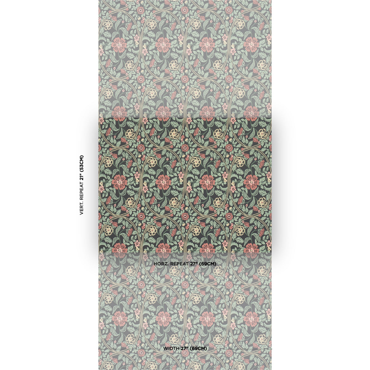 Purchase 5016270 | Garden Guild, Midnight - Schumacher Wallpaper